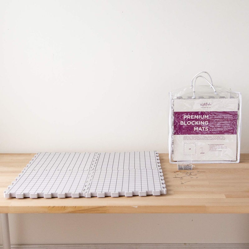 KnitPicks Knit Picks Blocking Mats for Knitting and Crochet, Pack of 9 Textured Blocking Boards - Image 2